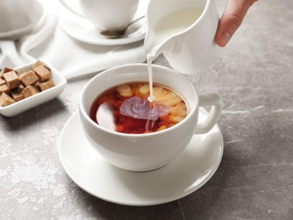 Té o Mate Cocido con leche